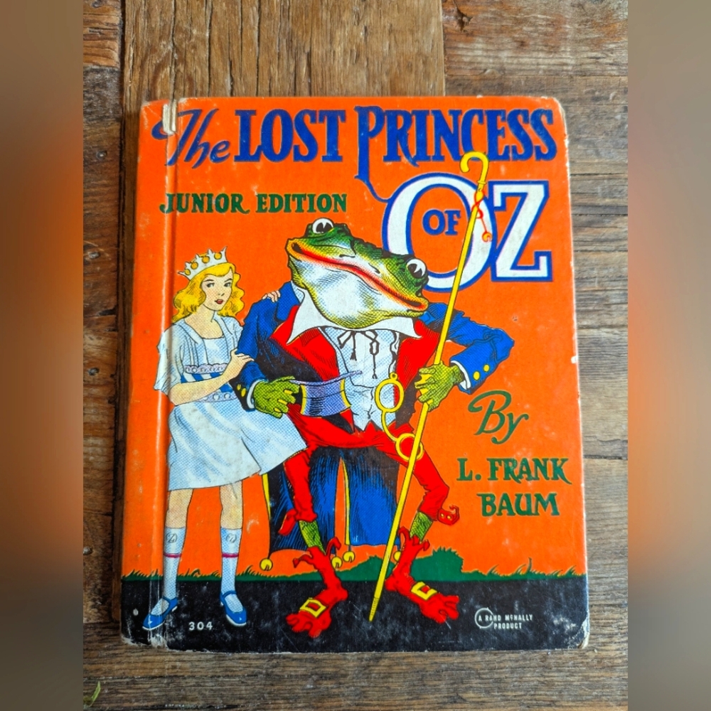 Lost Princess of‎ Oz Junior Edition Book L Frank Baum Wizard Of Oz Kansas Rare